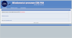 Desktop Screenshot of press.cbk.waw.pl