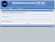 Tablet Screenshot of press.cbk.waw.pl